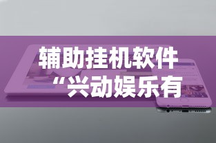 辅助挂机软件“兴动娱乐有挂吗”-详细教程