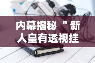 内幕揭秘 ＂新人皇有透视挂吗	”科技辅助神器手机版教程