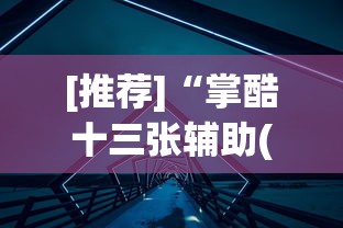 [推荐]“掌酷十三张辅助(透视)”(详细透视教程)-